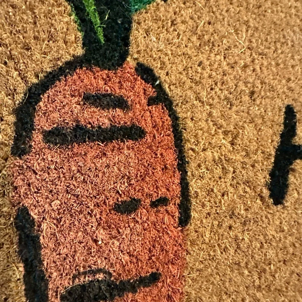 Mollly Hatch Anthropologie Happy Easter Doormat NWOT